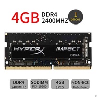 For HyperX Impact 4GB DDR4 PC4-19200 1Rx8 2400Mhz 1.2V 260Pin SO-DIMM Laptop RAM