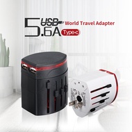 authentic World Travel USB Power Adapter Universal Travel Adapter Versatile Adapter  with 2 USB for