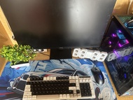 FULL Gaming PC SETUP! i5-14400F / 32GB RAM / RX580 8GB + FREE GEAR+ FREE MONITOR電腦