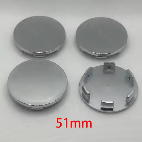 4Pcs/lot 51mm Car Wheel Center Hub Caps ABS No Logo Car wheel Dust-proof covers Car Wheel Decoration