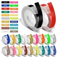 Compatible Dymo Embossing Tape 3D Effect / Motex E101 Refill Label Tape 9mm x 3m for  Dymo Organizer