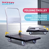 RISESKY Heavy Duty Trolley/ Foldable Trolley Cart  / Foldable / Foldable platform handcart with whee