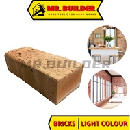 (KLANG VALLEY ONLY )MR. BUILDER Common Bricks Lighter Colour Batu Bata Merah Brick Garden Decoration Flooring Red Bricks