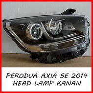 PERODUA AXIA SE ADVANCE (2014 - 2017) HEAD LAMP / LAMPU BESAR / LAMPU DEPAN **AXIA 2017 - 2019 G SPE