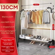 LG Rak Baju Gantung Single Rak Gantungan Baju Stand Hanger Rak Baju Pakaian Gantungan Topi Tas