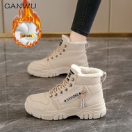 CANWU | รองเท้าบูทหิมะแบบสูงกันความร้อน 34