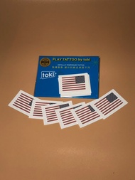 美國國慶派對  美國國旗紋身貼紙貼臉頰貼手臂 對國家情感的連結