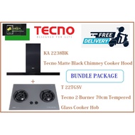 TECNO HOOD AND HOB BUNDLE PACKAGE FOR ( KA 2238BK &amp; T 22TGSV)