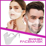 Transparent Protective Face Mask Anti-fog Reusable Face Shield Protection Mask
