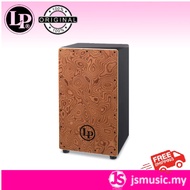 LP Black Box Cajon with Figured Cerise Soundboard