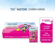 [Voucher 15%] Sữa Trái Cây TH True Milk Mistori Hương Dâu 110ml