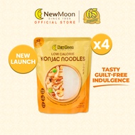 [Bundle of 4] New Moon Low Calorie Konjac Noodle 270g - Plain Flat Noodle