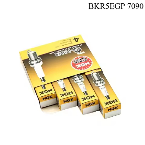 NGK Original BKR5EGP Spark Plug 4PCS Fit Tucson Elantra BYD F3 Full Combustion Less Exhaust Pollutio