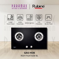 RUBINE Gas Hob RGH-FIGATA-2B-BL