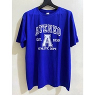 FANATICO UAAP Team Ateneo Heart Strong School Shirt ATENEO T shirt Ateneo Blue Eagles Shirt