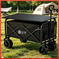 Camp Trolley Foldable Outdoor Trolley Picnic Trolley Portable Camp Trailer Multifunctional Camping S