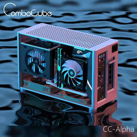 Mini ITX Case 8.5L Aluminum CNC SFF PC Chassis SFX PSU 315mm GPU Portable Desktop Computer Case