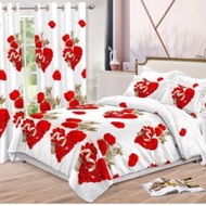 Bedsheets 100 Cotton Feeling Bedding Set Luxury Bed Sheets With Curtains