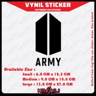 BTS ARMY LOGO vinyl sticker Decal