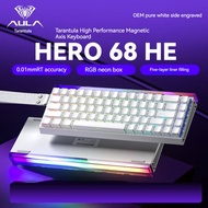 ☾ARRANGE☽ AULA HERO 68HE Magnetic Axis Keyboard RT Esports Game Customization Mechanical Cable