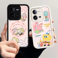 Case for VIVO Y28 Y17S V25E Y28s V25 Silicone Case H-90 SpongeBob