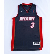 original DWYANE WADE adidas no 3 miami heat jersey