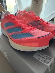Adidas Adizero Adios 6 Running Shoes Pink Blue