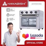 Hanabishi Air Fryer HAFEO-30SS | 30L Air Fryer Heavy Duty Stainless Steel, with Toaster, Rotisserie 