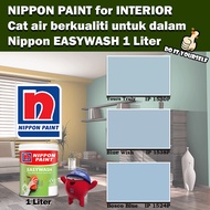 Nippon Paint EasyWash Interior collection 1 Liter Yours Truly 1530P / Blue Wish 1538P / Bosco Blue 1