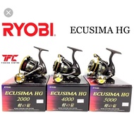 RYOBI ECUSIMA II HG SPINNING REEL
