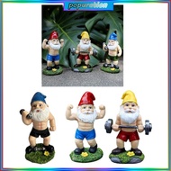 POP Garden Gnomes Statues Decoration Indoor Outdoor Dumbbell Gnomes Decorations