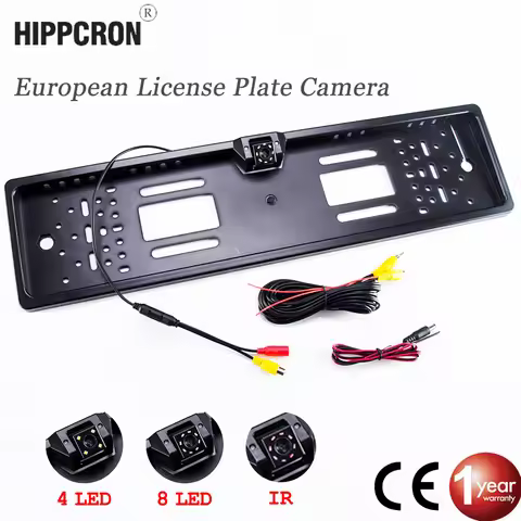 Car Plate Camera Rear View Wireless EU European License Frame Waterproof Night Vision Reverse Backup