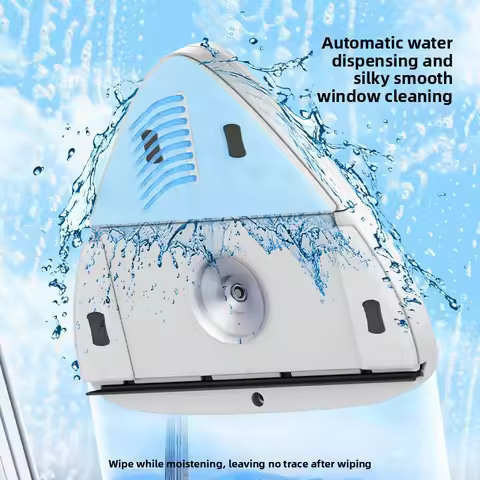 Glass Cleaner Double-sided Magnetic Glass Cleaner Double-layer Hollow Glass Cleaner for Household Cl