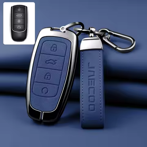 Car Key Case Bag for Jaecoo J6 J7 J8 PHEV J5 J9 Traveller Jetour L9 2023-2025 Smart Remote Key Prote
