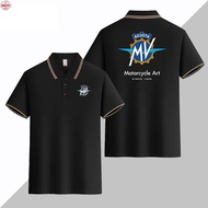 MV Agusta Men's Short-Sleeved Sports T-Shirt Polo Shirt Cycling Work