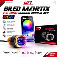 HP CR7 C809 Projector BiLED Matrix 2.5 Inch RGB APP Plus Acrylic Shroud RGB Bluetooth Application Hi