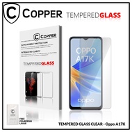 Oppo A17K - COPPER TEMPERED GLASS FULL CLEAR