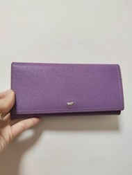 MADE IN GERMANY Braun Buffel Long Purple Purse Wallet