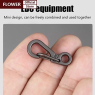 FOF Mini Spring Buckle Quick Release Keychain Keyring EDC Gear Classic Simple FOO