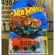HOT WHEELS MAINLINE CASE Q HW ULTIMATE T-REX TRANSPORTER
