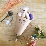 上杉采花客製禮品/熊熊想你的季節 / 乾燥花束