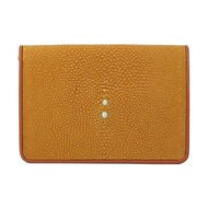 (parri) Rizon Wallet - Pari Fish Leather Men 's Wallet - Orange / Rg