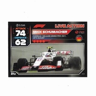 F1 Topps Turbo Card (LIVE ACTION) - Mick Schumacher (Haas F1)