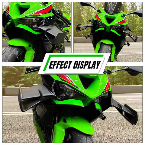 NEW ZX-6R For Kawasaki ZX-636 ZX6R ZX 6R 2024 Winglet the same fuselage fixed wing spoiler lower shr