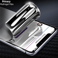 iPhone 13 12 11 Pro Max 7 8 Plus iPhone X XR XS Max 11 Pro Max Privacy Hydrogel Film Anti Peep Screen Protector Anti SPY