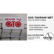 GXS GTO-10 & GTO-20 Sepak Takraw Net (With Cable) READY STOCKS