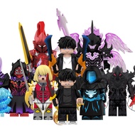 Solo Leveling Action Figure Sung Jin-Woo Bellion Mage Tusk Igris Beru Building Block Collection Toys
