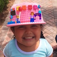 BRICKBRICKGEAR Ariel Lego Cap - Pink (Small)