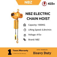 [Ready stock] NBZ 3 Phase 415V Electric Chain Hoist crane running hoist chain block