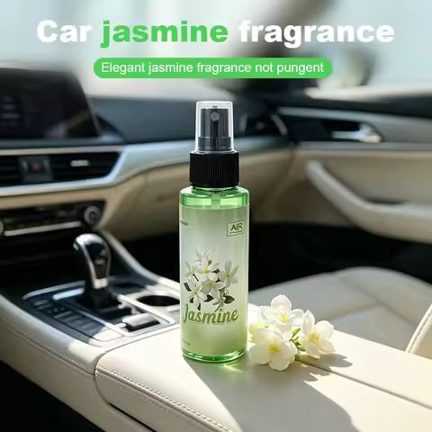 1pc Jasmine Car Fragrance Spray, Portable Powerful Air Freshener, Long-Lasting Pleasant Scent, Ideal